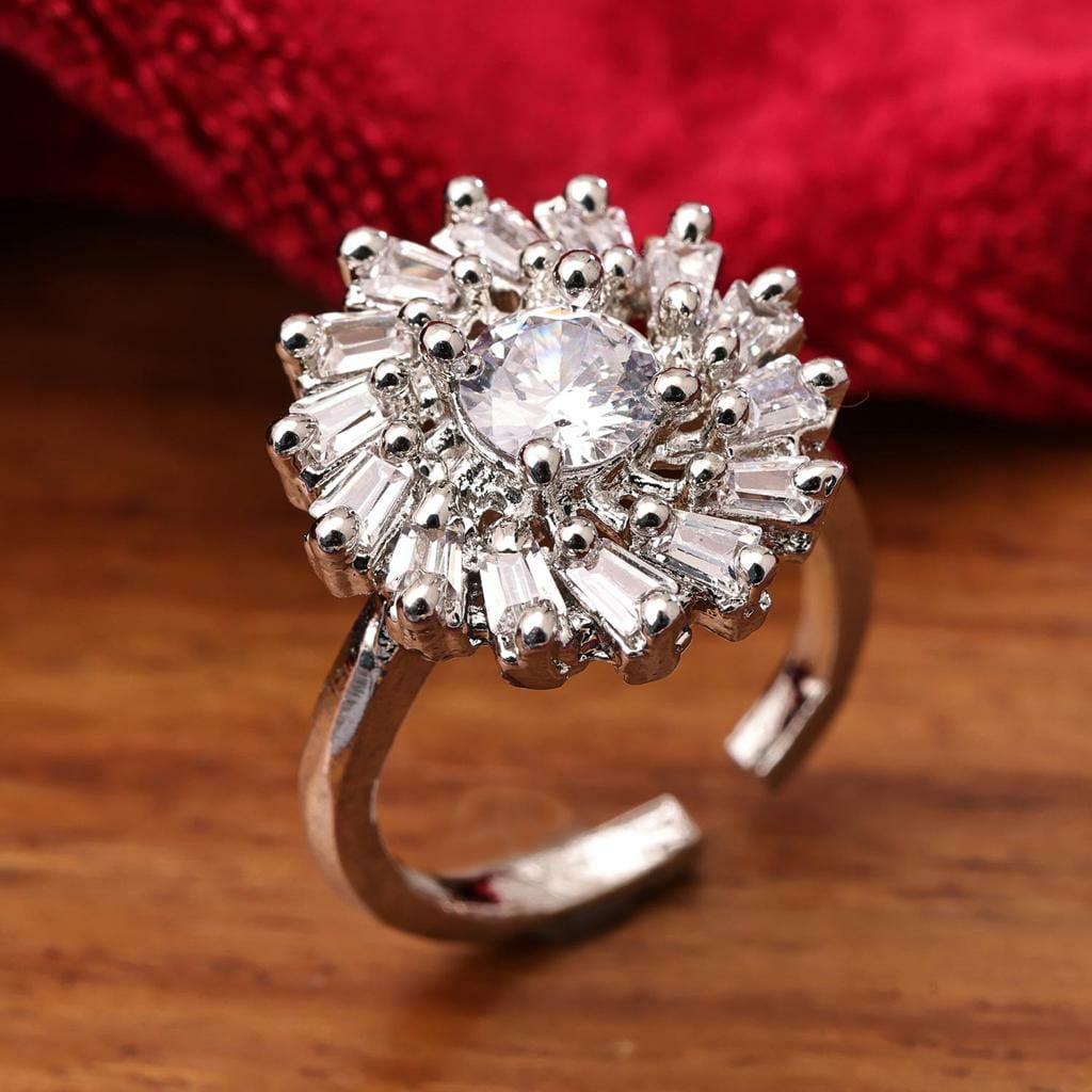 Sunflower Silver Ring (Cop)